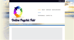 Desktop Screenshot of onlinepsychicfair.com